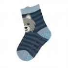 STERNTALER | Chaussettes en coton Tile Flitzer Air pour enfants Loup bleu clair