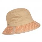 SEEBERGER | Chapeau bob avec bord en paille beige