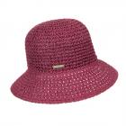 SEEBERGER | Chapeau Cloche Femme en Paille Papier Crochet Baie