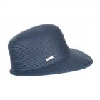 SEEBERGER | Schirmhut mit Kontrastkante bleu fonc�