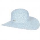 SEEBERGER | Chapeau en paille pour femme bleu clair