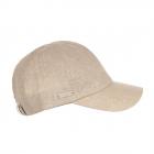 SEEBERGER | casquette en coton et lin nature