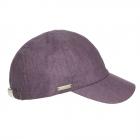 SEEBERGER | casquette en coton et lin viola