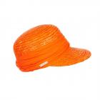 SEEBERGER | Casquette en paille pour femme orange