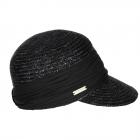 SEEBERGER | Casquette en paille pour femme noir