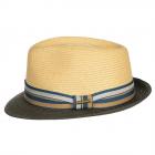 STETSON | Chapeau trilby Toyo bicolore protection UV 40+ olive