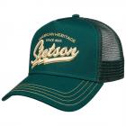 STETSON | Casquette trucker � visi�re American Heritage Classic vert fonc�