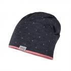 MAXIMO | Bonnet fille Beanie � pois gris chin� 2