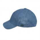 FASHION | Casquette de baseball "William" en lin brut bleu