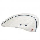 ALFONSO D'ESTE | Casquette plate chapeau homme coton gris clair