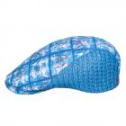 ALFONSO D'ESTE | Chapeau homme plat bleu