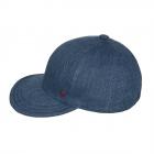 ALFONSO D'ESTE | Casquette de baseball pour homme en 100 % lin bleu