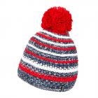McBeanie | CUFFIA CON POMPON LANA rouge