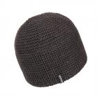 McBEANIE | CUFFIA LANA CON PILE A CONTRASTO anthracite