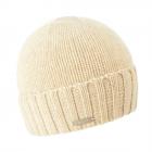 SEEBERGER | Bonnet en cachemire avec revers beige
