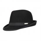 SEEBERGER | Chapeau trilby en feutre de laine pour femme noir