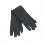 SEEBERGER | Gants en cuir velours Femme noir