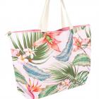 FASCHION | Sac avec imprim� tropical 52x16x38 