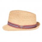 STETSON | Chapeau trilby paille raphia homme nature