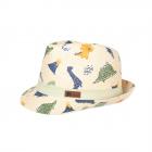 STERNTALER | Chapeau de paille gar�on motif dino nature