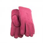 FASHION | Gants en cuir d'agneau douillet pour femme bordeaux