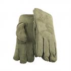 FASHION | Gants en cuir d'agneau douillet pour femme vert mousse