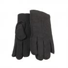FASHION | Gants en cuir d'agneau douillet pour femme noir