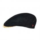 ALFONSO D'ESTE | Casquette plate homme en cuir perfor� original