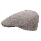 ALFONSO D'ESTE | Chapeau homme casquette plate en coton gris