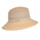 SEEBERGER | Wheat Braid Bucket with Fabric Insert nature