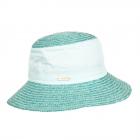 SEEBERGER | Wheat Braid Bucket with Fabric Insert vert clair