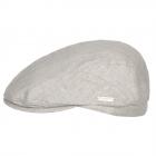 SEEBERGER | Casquette plate homme en coton et lin unisexe gris clair