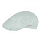 SEEBERGER | Casquette plate homme en coton et lin unisexe vert clair
