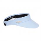 SEEBERGER | Visi�re femme tissu chambray bleu clair