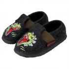 GIESSWEIN | Chaussons mi-hauts gar�on en laine vierge Tegernsee motif dragon anthracite