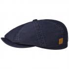 STETSON | Hatteras The Feebles Chapeau homme plat en coton bleu