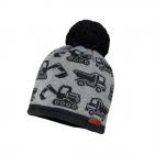 MAXIMO | MINI BOY Bonnet sans bordures V�hicules de chantier gris