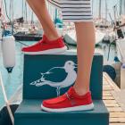 GIESSWEIN | M�rinos Mocassin femme couleur rouge flamme 343 rouge feu
