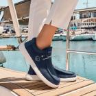 GIESSWEIN | Mocassin Merino pour dames couleur bleu oc�an 540 bleu nuit