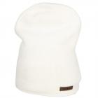NORTON | Chaussette de t�te en cachemire uni blanc laine