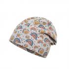 STERNTALER | Slouch Beanie arc-en-ciel gris clair