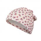 STERNTALER | Slouch Beanie fleurs beige