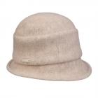 SEEBERGER | Cloche en laine foul�e pour femme beige