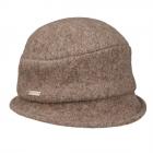 SEEBERGER | Cloche en laine foul�e pour femme marron clair