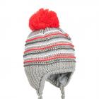 McBEANIE | Bonnet p�ruvien Junior avec bandeau et doublure gris