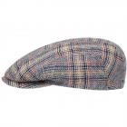 STETSON | Cap Linen Flatcap bleu