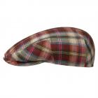 STETSON | Casquette plate homme en soie et lin beige