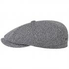 STETSON | Hatteras Cotton Jersey casquette � glissi�re bleu/blanc