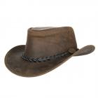 SCIPPIS | Leder Westernhut Fleetwood marron