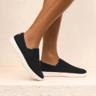 GIESSWEIN | Wood Sneaker Slip-On homme noir noir
